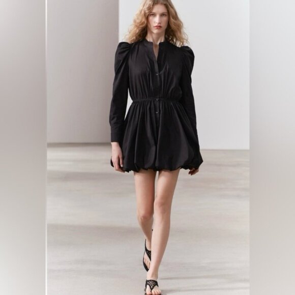 ZARA ZW COLLECTION MINI BALLOON DRESS - Picture 2 of 5